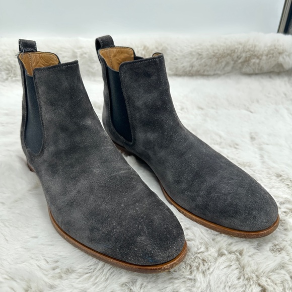 Vince ALDOUS’‎  Graphite Men’s Suede Leather Chelsea Boots size 9 main image 10